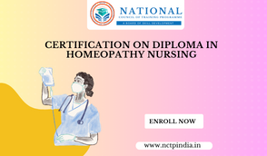 Certification On Diploma In Homeopathy Nursing
